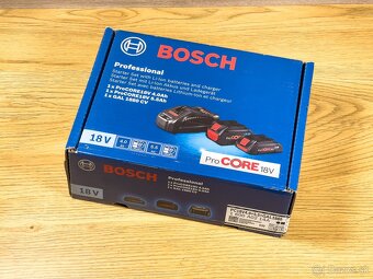 Súprava Bosch ProCORE18V 4.0Ah + 5.5Ah + GAL 1880CV - 2