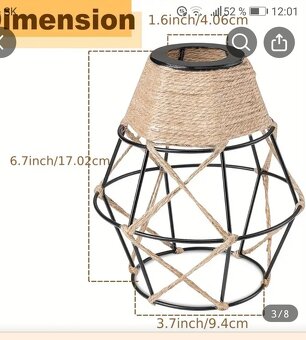 Boho tienidla na lampu - 2