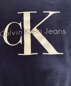 Tmavomodrá dámska mikina Calvin Klein Jeans, veľ. S - 2