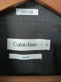 Pánska košeľa Calvin Klein slim fit M - 2