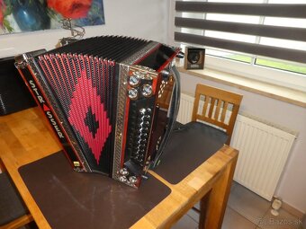 Štýrska 5-radová harmonika, Strasser de Luxe E - 2