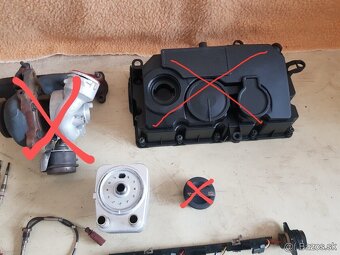 Predám originál diely z motora 1.9 tdi 77kw PD 8V Kód motor - 2