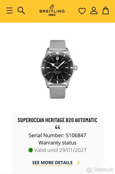 BREITLING SUPEROCEAN HERITAGE B20 AUTOMATIC 44 - 2