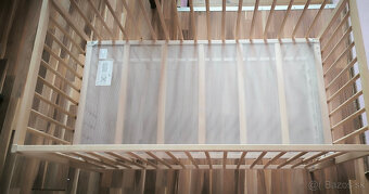 Predám IKEA detská postieľka - buk - 60x120 cm - 2