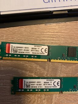 Predám pamäť Kingston DDR3 KIT 16GB (2x8GB) - 2