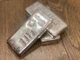 Investičné strieborné tehličky - 2