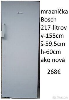 predám mrazničku BOSCH -Gorenie-Zanussi -Candy - 2