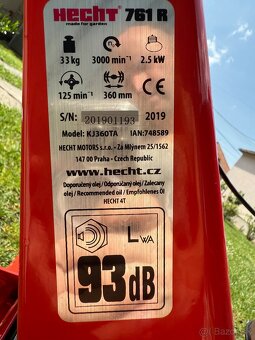 Kultivátor Hecht 761R - 2