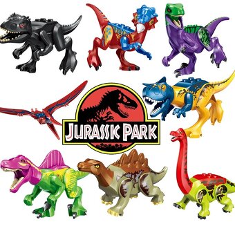 DINOSAURY 8 ks-10 ks sada - 2