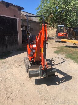 KUBOTA U10 bagr bez přesahu zádě - 2