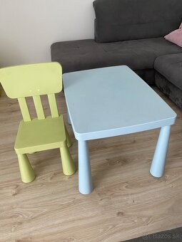 Stolik a stolička ikea mammut - 2