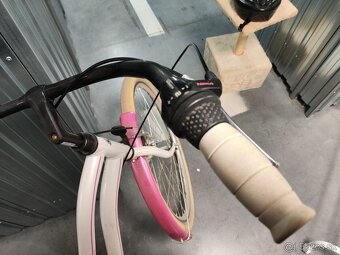 Mestský ružovy bicykel - 2