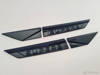 Čierne nápisy na blatník pre ŠKODA modely - 2