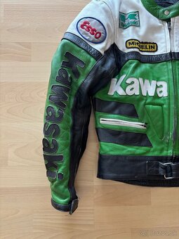 Kožená moto bunda Kawasaki - 2