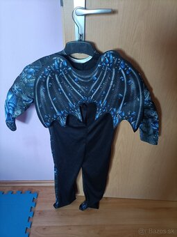 Maska na karneval -Modry drak - 2
