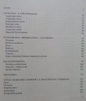 Geológia dukelskej jednotky - Flyš východ. Slovenska - 2