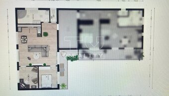 PREDANÝ- 3 IZBOVÝ BYT , PŠURNOVICE 75m2 - 2