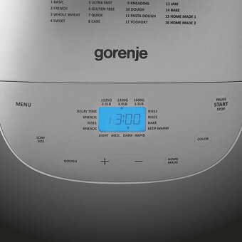 Domáca pekáreň Gorenje BM 1600 WG - 2