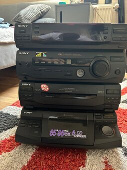 Predám Sony XB3 Hi-Fi vežu na 5 CDčiek - 2