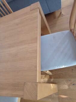 Predám hnedý drevený stôl. 180x91 cm - 2