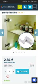 Automatické LED osvetlenie na pánty do skrine - 2