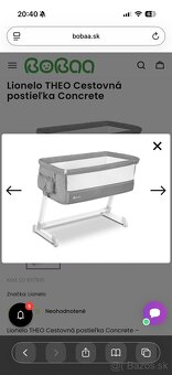 Cestovná detstká postieľka - 2