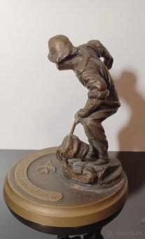 Socha zlievač bronz - 2