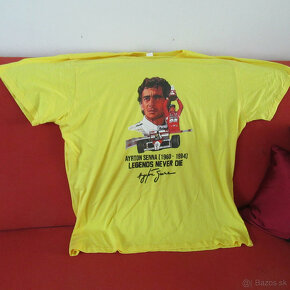 tričká s nápisom ✳️✴️ AYRTON SENNA ✳️✴️ - 2