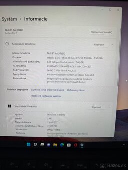 Microsoft Surface PRO 7 + originál klávesnica - 2