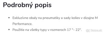 Predám sadu ochranných obalov na pneumatiky - 2