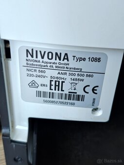 Nivona NICR560 pouzivany ca. 1 rok - 2