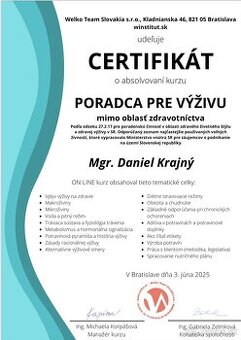 Individuálny stravovací plán na 30 dní - Výživový Poradca - 2