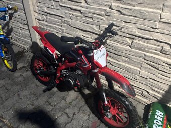 Detsky benzínový mini cross motocykel 49cc - 2