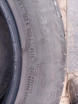Pneumatiky letné 2ks - CONTINENTAL 195/60/R16 - 2