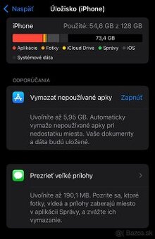 Predám iPhone 15 128 GB – Black (batéria 91%) - 2