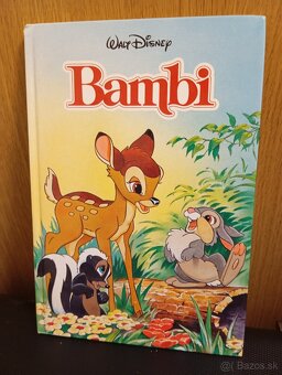 WALT DISNEY bambi - 3 knihy - 2