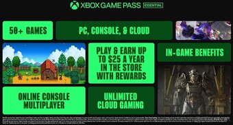 Xbox Game Pass Essentials (Core) 12 mesiacov - 2