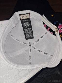 Biela gucci šiltovka čiapka white gucci cap designer luxury - 2