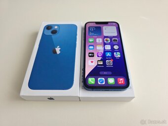 APPLE IPHONE 13 128GB BLUE.BATERKA 100% - 2