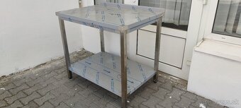 Nerezové pracovné gastro stoly, kuchynský stôl - 2