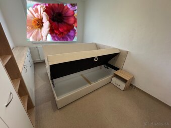 Predám celú spálňu (dub sonoma - biela) - 2