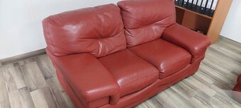 Kožená sedačka, - 2