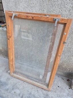 3x drevené okná  120x90cm - 2