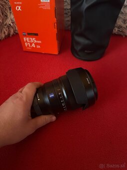 Sony Zeiss FE 35mm F1.4 sony e-mount (AKO NOVÝ, komplet) - 2