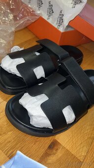 Hermes Sandal Chypre čierne - 2