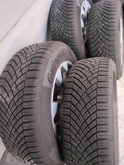 4ks alu disky 5x112 R18 zanovne 2024 celoročne pneu - 2
