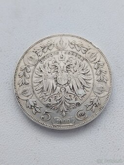 Mince 5 koruna 1900 F.J. - 2