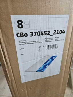 Matrac vrchný 180x200cm - 2