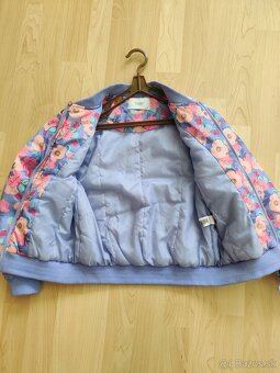 dievčenská kvetinová bombera č. 140 - 2
