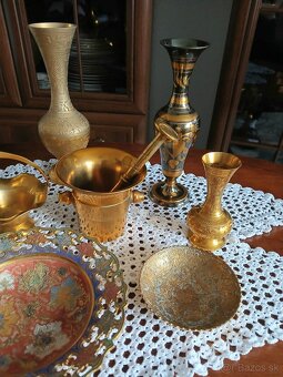 Mini zbierka mosadzných predmetov - 2